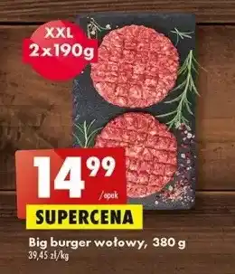 Biedronka Burger wołowy łuków oferta