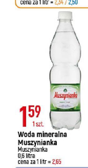 E.Leclerc Woda gazowana muszynianka oferta