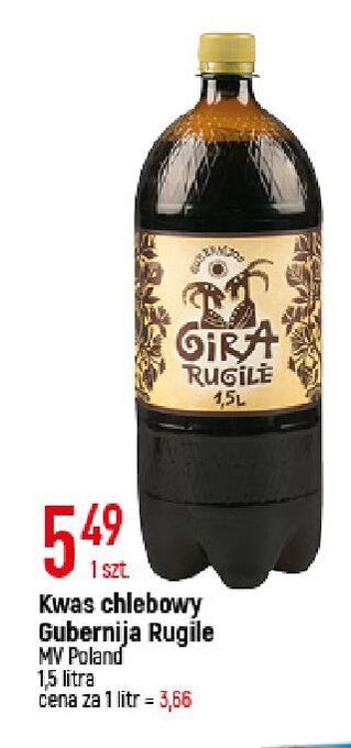 E.Leclerc Kwas chlebowy litewski rugile gubernija oferta