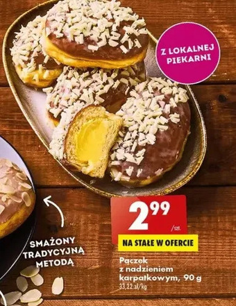 Pączek z nadzieniem karpatkowym