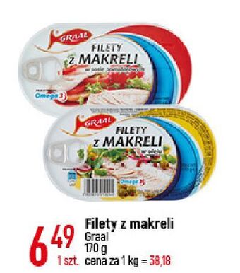 E.Leclerc Filety z makreli w oleju graal oferta