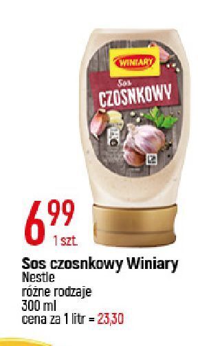 E.Leclerc Sos czosnkowy winiary oferta