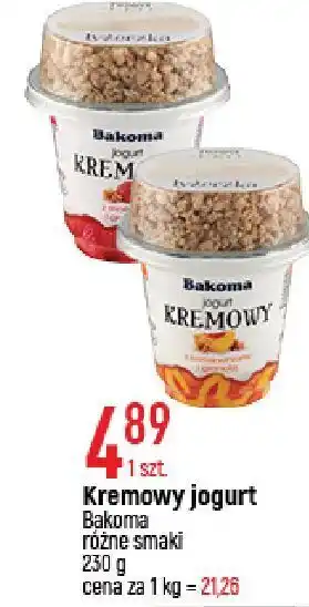 E.Leclerc Jogurt truskawkowy bakoma pro men oferta