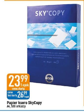 E.Leclerc Papier ksero a4 sky copy oferta
