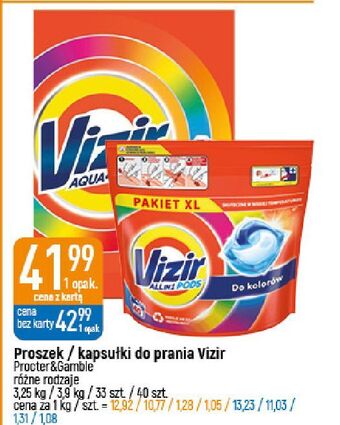 E.Leclerc Kapsułki do prania kolorów vizir all in one pods oferta