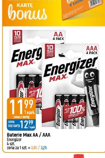 E.Leclerc Baterie aa energizer max oferta