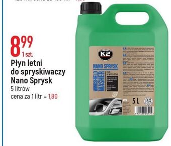 E.Leclerc Letni płyn do spryskiwaczy k2 nano sprysk oferta