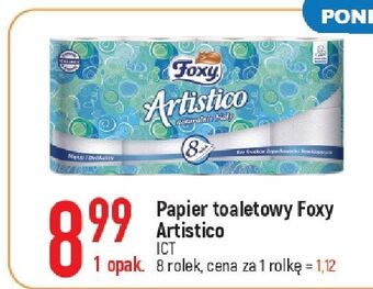 E.Leclerc Papier toaletowy biały foxy artistico oferta