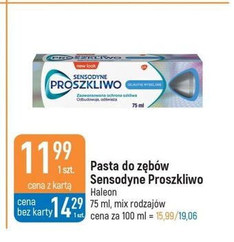 E.Leclerc Pasta do zębów sensodyne pro szkliwo delikatne wybielanie oferta
