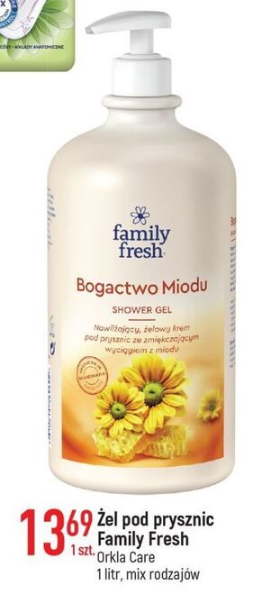 E.Leclerc Żel pod prysznic bogactwo miodu family fresh oferta