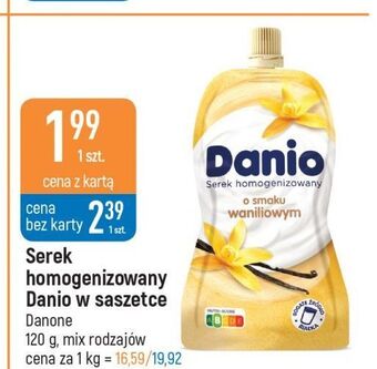 E.Leclerc Serek wanilia saszetka danone danio oferta
