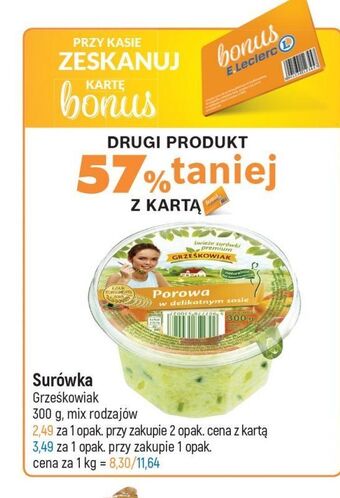 E.Leclerc Surówka porowa grześkowiak oferta