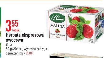 E.Leclerc Herbatka owocowa malina bifix premium oferta