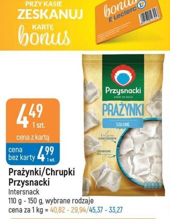E.Leclerc Prażynki solone przysnacki oferta