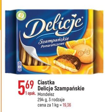 E.Leclerc Ciastka z galaretką pomarańczową delicje szampańskie oferta