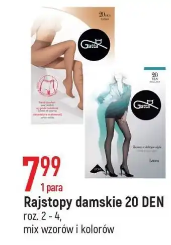 E.Leclerc Rajstopy damskie 20 den 2-4 gatta oferta