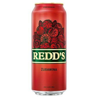 Biedronka Redd's piwo smak żurawiny 500 ml oferta