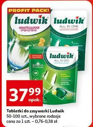 Auchan Tabletki do zmywarek ludwik all in one oferta