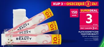 Dealz Płatki kosmetyczne your pure beauty oferta
