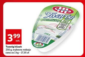 Auchan Twaróg półtłusty mlekovita oferta