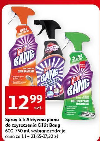 Auchan Płyn odtłuszczanie bez szorowania cillit bang oferta