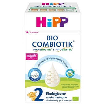 Carrefour Hipp 2 bio combiotik ekologiczne mleko następne dla niemowląt po 6. miesiącu 550 g oferta