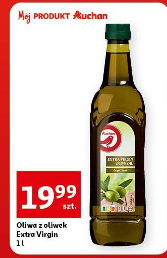 Auchan Oliwa z oliwek extra virgin auchan oferta