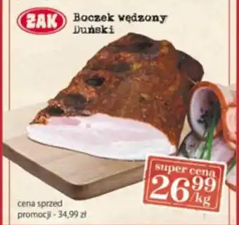 Społem Żak Boczek wędzony Duński 1 kg oferta