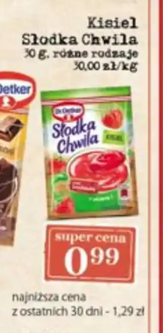 Społem Dr. Oetker Kisiel 30 g oferta