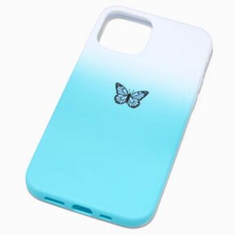 Claire's Blue ombre butterfly phone case - fits iphone® 12/12 pro oferta