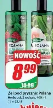 Dino Żel pod prysznic nawilżający malina melisa mięta herbapol polana oferta