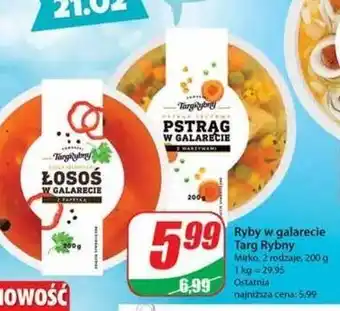 Dino Pstrąg w galarecie z warzywami pomorski targ rybny oferta