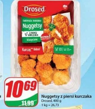 Dino Nuggetsy z piersi kurczaka panierowane drosed oferta