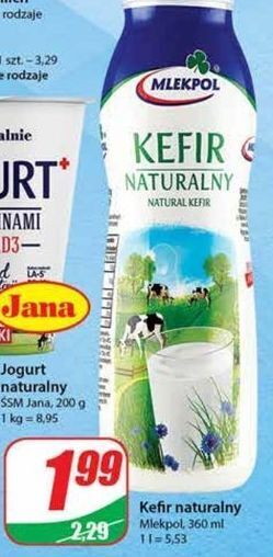 Dino Kefir naturalny mlekpol oferta