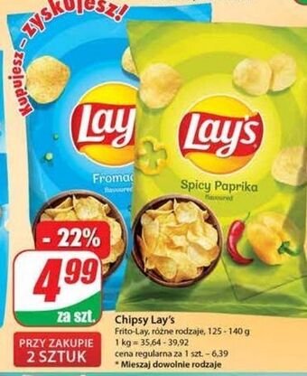 Dino Chipsy spicy paprika lay's oferta