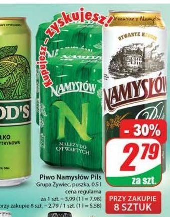 Dino Piwo namysłów pils oferta