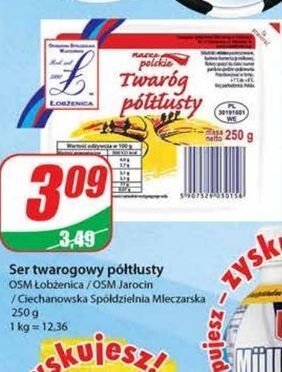 Dino Twaróg półtłusty osm jarocin oferta