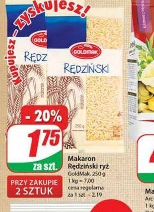 Dino Makaron rędziński ryż goldmak oferta