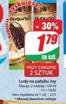 Dino Lód vanilla flavour w polewie czekoladowej augusto joy oferta
