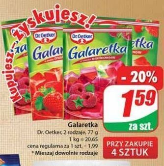 Dino Galaretka truskawkowa dr. oetker oferta