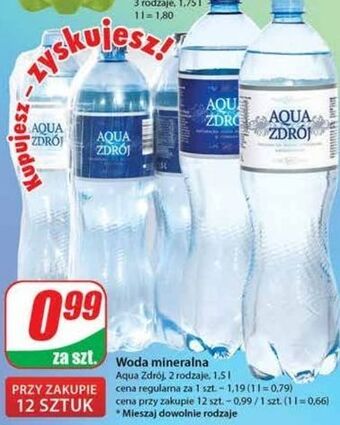 Dino Woda niegazowana aqua zdrój oferta