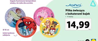 Lidl Piłka świecąca świnka peppa john oferta