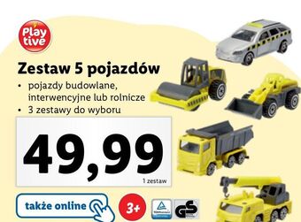 Lidl Zestaw pojazdów interwencyjnych playtive oferta