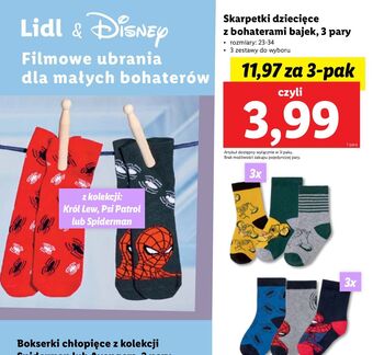 Lidl Skarpetki dziecięce 23-34 oferta