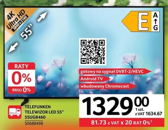 Selgros Telewizor telefunken oferta