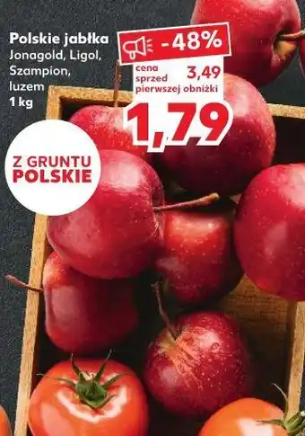 Kaufland Jabłka ligol oferta