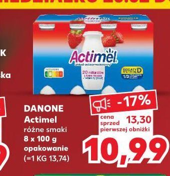 Kaufland Jogurt truskawka danone actimel oferta