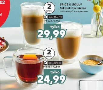 Kaufland Szklanki termiczne 250 ml spice&soul oferta
