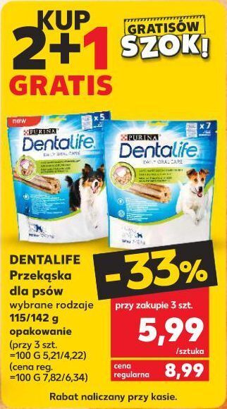 Kaufland Przysmak dla psa medium purina dentalife oferta