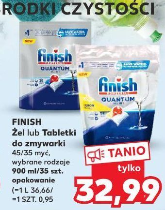 Kaufland Tabletki do zmywarek finish quantum oferta